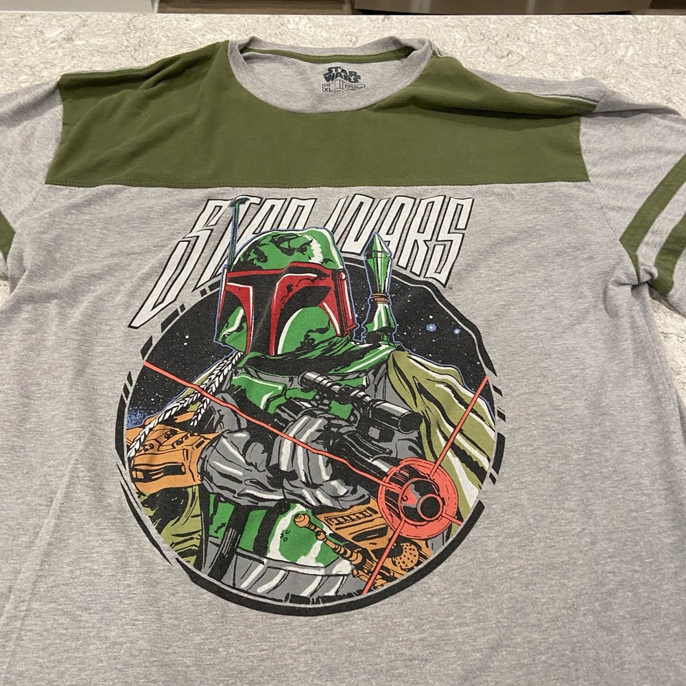 Star Wars Vinatge Boba Fett Crewneck Tee-XL